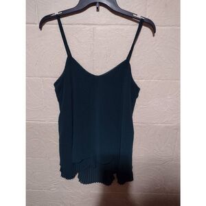 WHBM White House Black Market Size M Petite Teal Tank Top